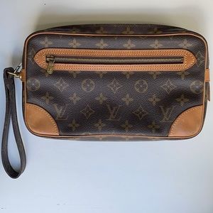 Vintage: Louis Vuitton Monogram Wristlet Clutch